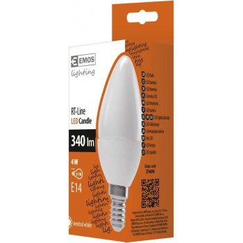 Emos LED žárovka Classic Candle 4W E14 Neutrální bílá