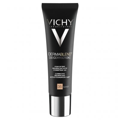 Vichy Dermablend korekční vyhlazující 3D make-up SPF25 16H 35 Sand 30 ml – Hledejceny.cz