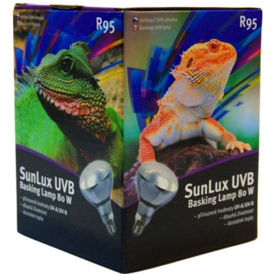 SunLux UVB Basking Lamp 80 W – Zboží Mobilmania