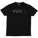 Fox Triko Black Camo Chest Print T-Shirt