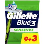 Gillette Blue3 Sensitive 12 ks – Zboží Dáma