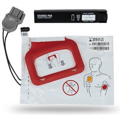 Stryker nalepovací sada pro AED defibrilátor Stryker LIFEPAK CR Plus (dospělí) – Zboží Mobilmania