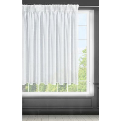 ZÁCLONA NA PÁSCE 350X150 CM BÍLÁ – Hledejceny.cz