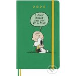Moleskine Peanuts A5 denní 2026 zelený – Zboží Dáma