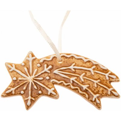 Dakls Gingerbread Comet vánoční ozdoba hnědá – Hledejceny.cz