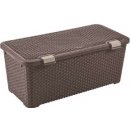 Curver RATTAN STYLE úložný box 72L hnědá 00712-210