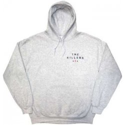 The Killers Unisex Pullover Hoodie: Tour '24 Roulette Wheel grey back Print & Ex-tour