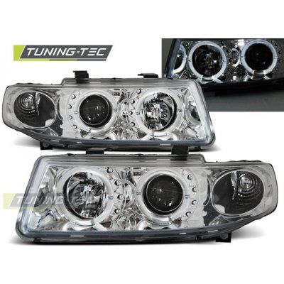 Tuning-Tec Přední čirá světla Seat Leon I (1999 - 2006) - chromované - Angel Eyes – Hledejceny.cz