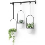 Závěsné květináče Triflora White Black - set 3 ks Umbra – Hledejceny.cz