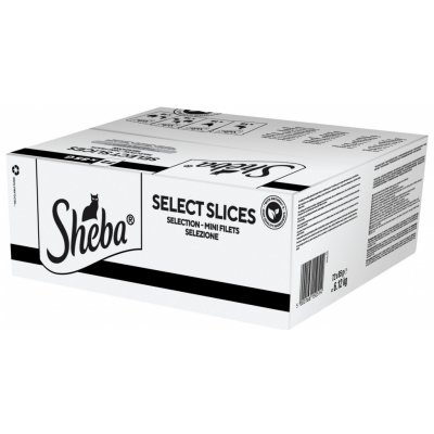 Sheba Select Slices kachna kuře drůbež krůta v omáčce 72 x 85 g – Sleviste.cz