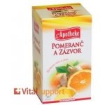 Apotheke Pomeranč a zázvor čaj 20 x 2 g – Hledejceny.cz