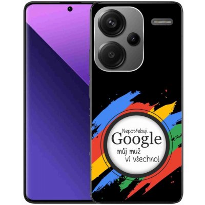 mmCase na Xiaomi Redmi Note 13 Pro+ 5G - muž ví všechno černé pozadí – Zboží Živě