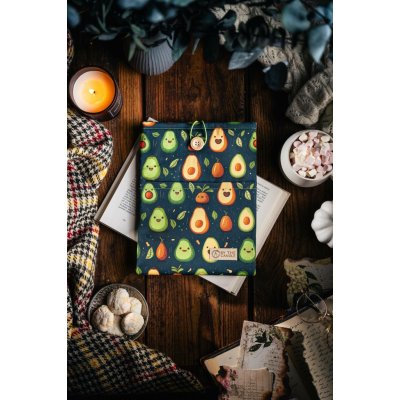 Látkový obal na knihy booksleeve Avokádo – Zboží Dáma