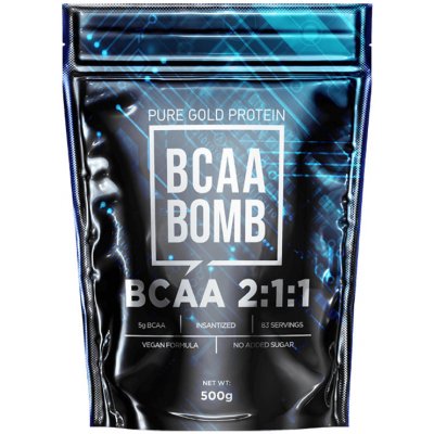 PureGold BCAA Bomb 2:1:1 500 g – Hledejceny.cz
