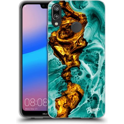 Pouzdro Picasee silikonové Huawei P20 Lite - Goldsky čiré – Zboží Mobilmania