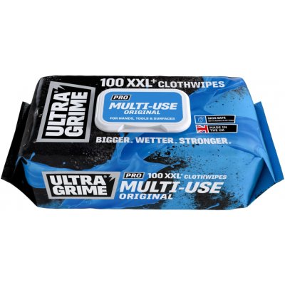 ULTRAGRIME čistící ubrousky PROFI MULTIUSE XXL 38 x 25cm super silné nevysychají 100 ks 59001 – Hledejceny.cz