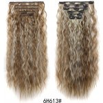 Clip in příčesek - hnědá s melírem- vlnitý 6H613 – Sleviste.cz