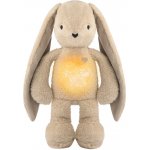 MyHummy šumící medvídek králíček BUNNY BEIGE 5v1 + lampička + senzor spánku + melodie + vibrace - plyšový usínáček mazlíček vydávající bílý šum – Hledejceny.cz