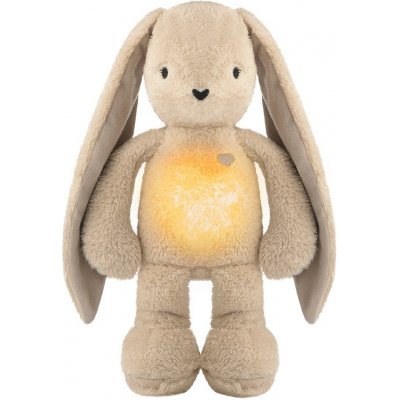 MyHummy šumící medvídek králíček BUNNY BEIGE 5v1 + lampička + senzor spánku + melodie + vibrace - plyšový usínáček mazlíček vydávající bílý šum – Hledejceny.cz