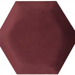 Scobax Riwiera Hexagon 6x15 cm tmavě červená