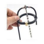 Bdsm-Bondage-Shop Kovový elektrostimulační dilatátor se sponami PR64 – Zboží Dáma