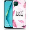 Pouzdro a kryt na mobilní telefon Huawei Picasee silikonový černý obal pro Huawei P40 Lite - Sladké sny