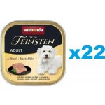 Animonda Vom Feinsten Adult Dog hovězí a brambory 22 x 150 g – Hledejceny.cz