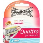 Wilkinson Sword Quattro for Women 3 ks – Zboží Mobilmania