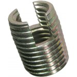 Vložka závitová M8x14 samořezná (ENSAT 308/BN 902) ŽZ vložka závitová samořezná, žlutý zinek – Sleviste.cz