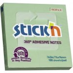 Hopax Stick'n Notes 360° zelený 76 x 76 mm 100 listů – Zboží Mobilmania