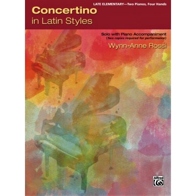 Concertino in Latina Styles 2 klavíry 4 ruce