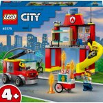 LEGO® City 60375 Hasičská stanice a auto hasičů – Zboží Živě