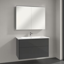 Villeroy & Boch Finero umyvadla se skříňkou 100 cm šedá S00403FPR1