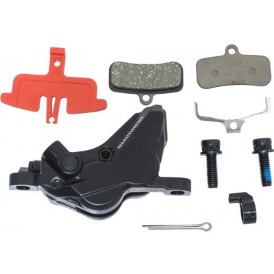 SHIMANO Brzdový třmen. BR-MT420 4pístkový hydraulický držák + destičky D03S – Zboží Dáma