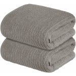 Livarno home ručníky 50 x 100 cm 2 ks světle šedá – Hledejceny.cz