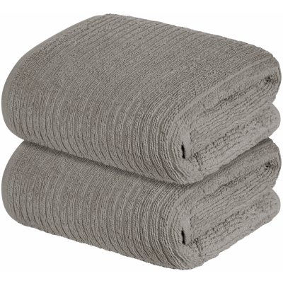 Livarno home ručníky 50 x 100 cm 2 ks světle šedá – Hledejceny.cz