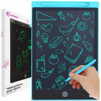 Grafický tablet pre deti s vymazaním jedným tlačidlom 10 modrý