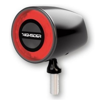 HIGHSIDER LED moto zadní světlo ROCKET CLASSIC černé – Zboží Mobilmania