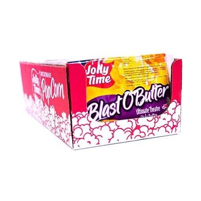Jolly Time Blast O Butter popkorn s máslovou příchutí 100 g Celé Balení 18 ks – Zboží Dáma