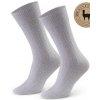 Pánské ponožky ALPACA 50% 044 světle šedá