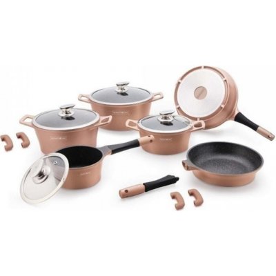 14-dílná sada hrnců Royalty Line Copper béžová | Zboží Auto
