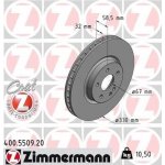 Brzdový kotouč ZIMMERMANN 400.5509.20