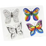 Omalovánky A5 Barevní motýlci – Zboží Mobilmania