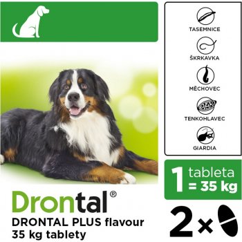 Drontal Dog Flavour XL 35 kg 1 x 2 tbl