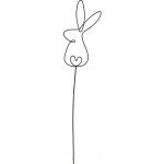 Zápich zajíc K4033 – Zboží Dáma