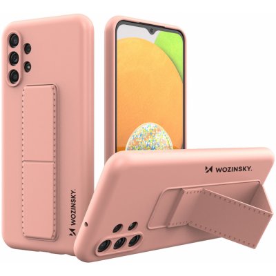 Pouzdro Wozinsky Kickstand Case Samsung Galaxy A13 5G růžové