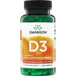 Swanson Vitamín D3 1000 iu Cholekalciferol 250 kapslí – Hledejceny.cz
