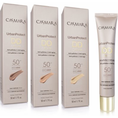 Casmara Urban Protect DD Cream lehký tónovací DD krém s anti-age účinkem 3000 Natural Light SPF 50 ml – Hledejceny.cz
