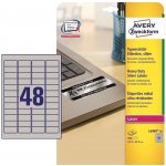 Avery Zweckform L6009-20 Velmi odolné etikety 45,7x21,2mm 960 ks stříbrná – Zboží Dáma