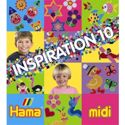 Knížka inspirací pro zažehlovací korálky Hama Midi - č. 10